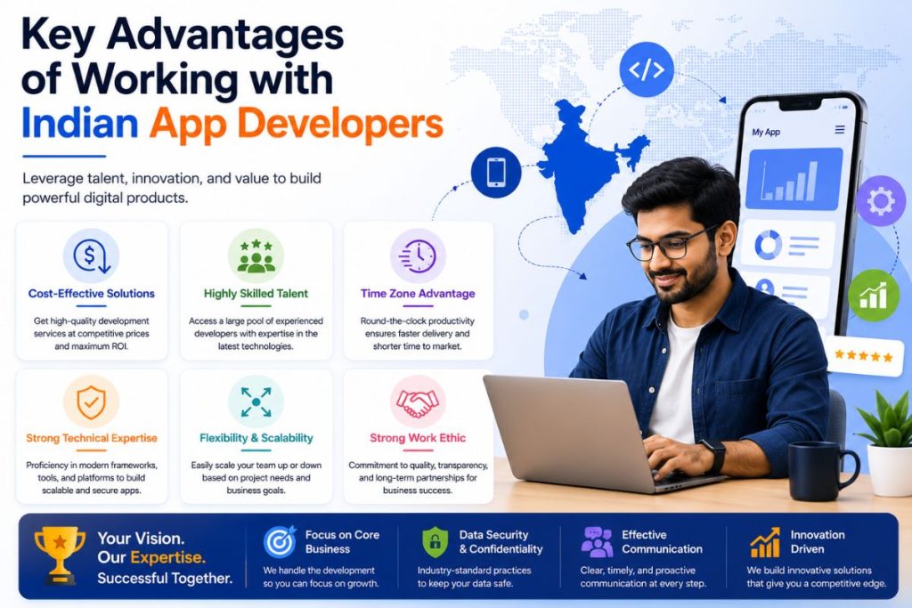 Key Advantages of Working with Indian App Developers