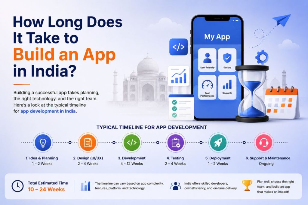 How Long Does It Take to Build an App in India?